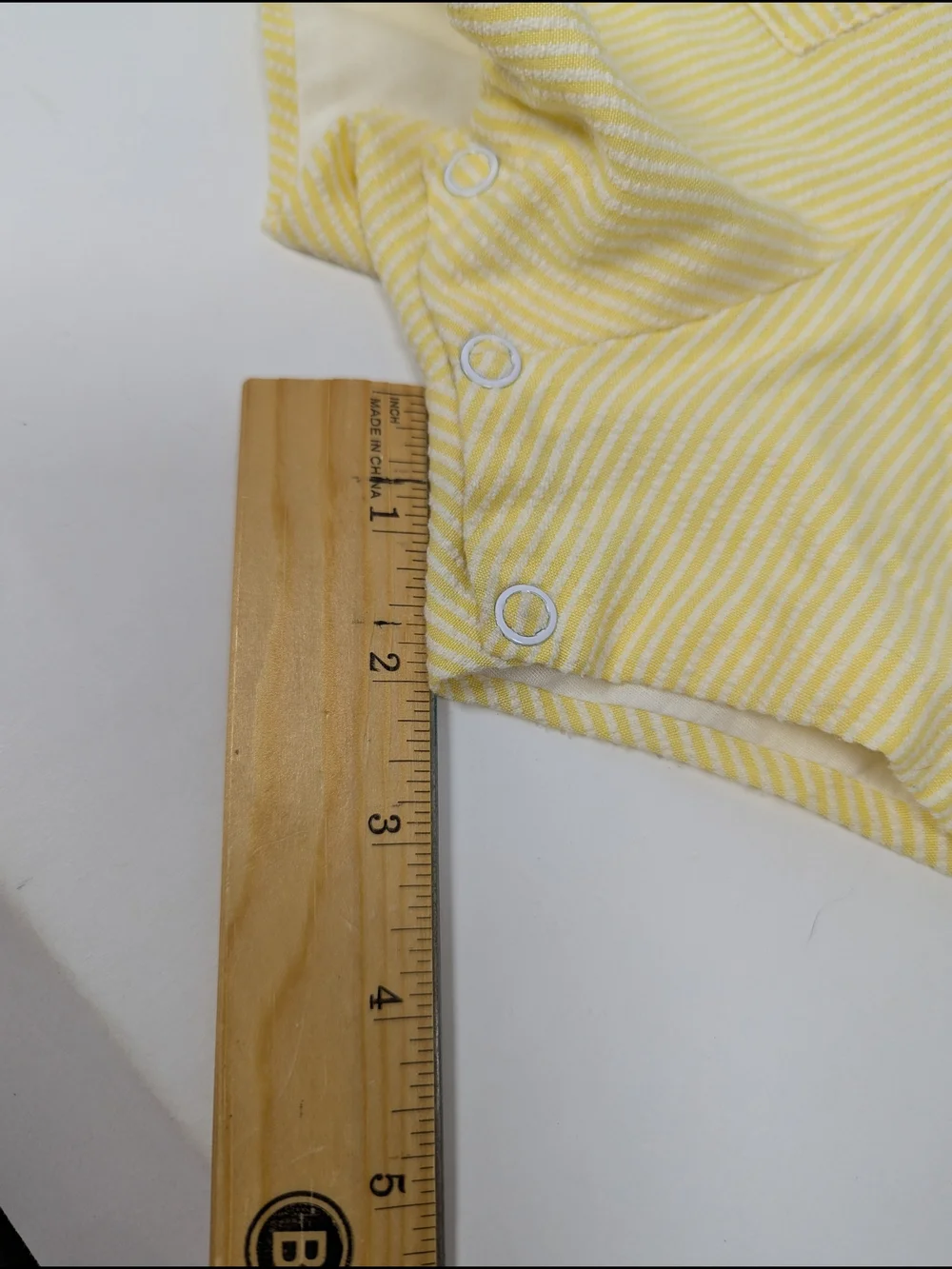 VTG 1980s Fischel Johnston Cowboy Appliqué Yellow Seersucker Overalls Romper 2T